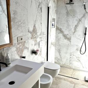 Koupelna v ubytování Podere l'Alfina B&B - Bio Agriturismo