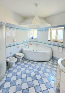 Koupelna v ubytování il rifugio di Francesca