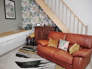 L'ancienne écurie, near Carcassonne, private and charming accomodation Corporate bookings accepted的休息区