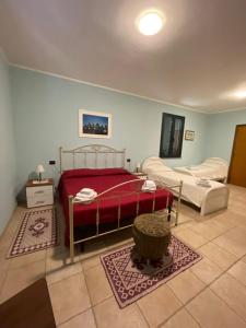 Postel nebo postele na pokoji v ubytování Camere Sole & Luna
