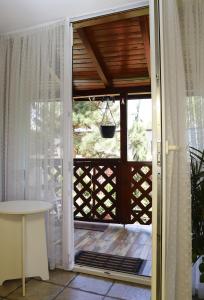 Balkón nebo terasa v ubytování Przytulny apartament-cosy and beautiful