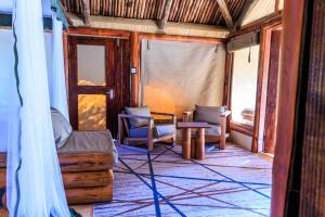 Un lugar para sentarse en Samburu Elephant Lodge