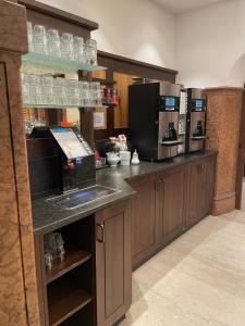 Η κουζίνα ή μικρή κουζίνα στο Hotel Gasthof Kamml