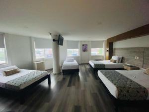Voodi või voodid majutusasutuse Hotel Metropolis Plaza Cali toas