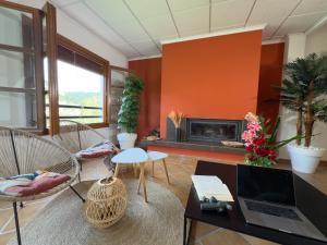 O zonă de relaxare la Casa Rural Mirador del Júcar