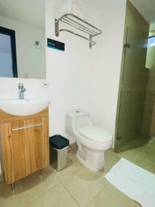 Vannituba majutusasutuses Hotel Metropolis Plaza Cali