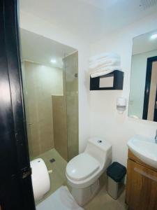 Vannituba majutusasutuses Hotel Metropolis Plaza Cali