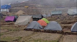 Příroda nedaleko luxury tent