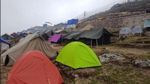 Příroda nedaleko luxury tent