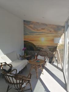 Χώρος καθιστικού στο Villa des Agapanthes