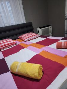 Postel nebo postele na pokoji v ubytování Guesthouse Vashlovani