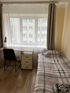 Postel nebo postele na pokoji v ubytování Peaceful Stay in Central Tallinn