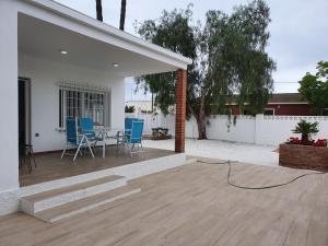 En terrasse eller udendørsområde på Villa Arantxa