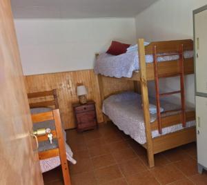 Katil atau katil-katil dalam bilik di Hostal Las Kañas
