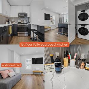 Η κουζίνα ή μικρή κουζίνα στο NEW 9BR6Bth Parking MIT Harvard Boston Walk to T