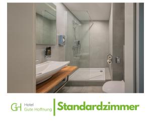 Koupelna v ubytování Hotel Gute Hoffnung Pforzheim
