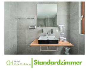 Koupelna v ubytování Hotel Gute Hoffnung Pforzheim