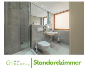 Koupelna v ubytování Hotel Gute Hoffnung Pforzheim