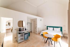 Kuchyň nebo kuchyňský kout v ubytování Suites Dimora Garibaldi