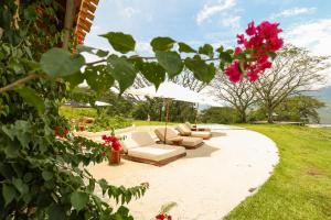 Zahrada ubytování Hotel Tahiti