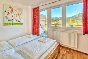 Ένα ή περισσότερα κρεβάτια σε δωμάτιο στο Residence Alpin 8 +19 φωτογραφίες