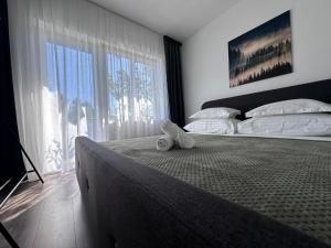 Postel nebo postele na pokoji v ubytování Starigrad Paklenica-Josipa apartmani