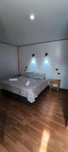 Postel nebo postele na pokoji v ubytování Hotel Catripulli