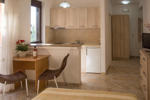Kuchyň nebo kuchyňský kout v ubytování Apartments Lumiere