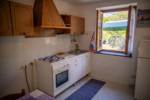 Kuchyň nebo kuchyňský kout v ubytování L'ulivo - Nature & Relax