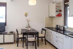 Kuchyň nebo kuchyňský kout v ubytování Apartments Lumiere