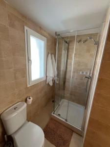 Koupelna v ubytování Apartamento cerca del Mar, Layma + 7 fotografií