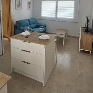 Posezení v ubytování Apartamento cerca del Mar, Layma