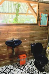 Koupelna v ubytování Paraíso Ayahuasca Hotel & Tours