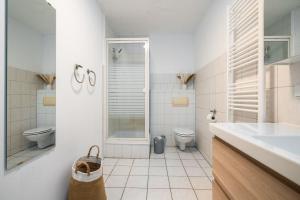 Koupelna v ubytování Ferienappartement-Sommerwind-2 + 13 fotografií