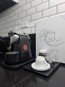 Set per la preparazione di tè e caffè presso Panchitos Nest