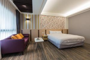 Letto o letti in una camera di 視界民宿-證號1714,1763-