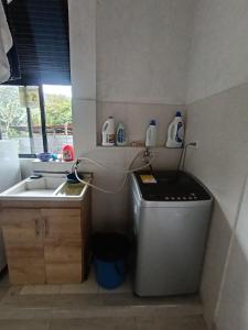 Kuchyň nebo kuchyňský kout v ubytování Finca Mi Stelita