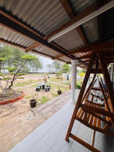 Zahrada ubytování Mek Kiting Chalet Campsite