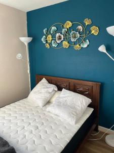 Ένα ή περισσότερα κρεβάτια σε δωμάτιο στο 2 bedroom apartment, sleeps 4