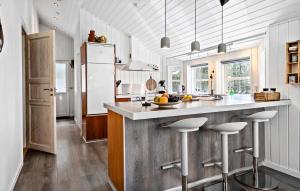Η κουζίνα ή μικρή κουζίνα στο Stunning Home In Hurup Thy With Sauna +17 φωτογραφίες