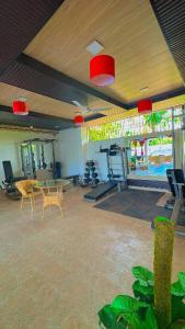 Fitness centrum a/nebo fitness zařízení v ubytování Seaside Stay