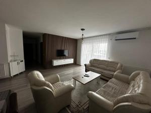 Ruang duduk di ORG Apartment - Ferizaj
