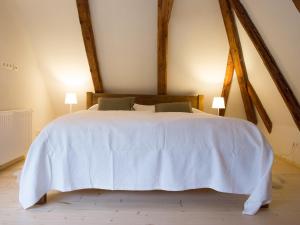 Postel nebo postele na pokoji v ubytování Apartement Schlaf Gut - mitten in der Wachau