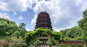 Yitel Collection Hangzhou Binjiang Jiangnan Avenue Baolongcheng外面的花园