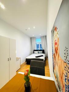 Istumisnurk majutusasutuses Comfy & Cozy 4BR Shared Apt next to Kaufpark Alterlaa