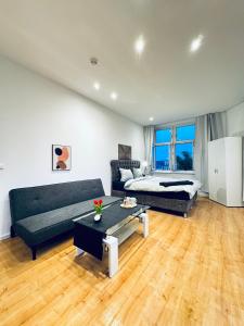 Istumisnurk majutusasutuses Comfy & Cozy 4BR Shared Apt next to Kaufpark Alterlaa