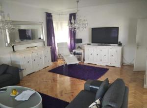 Μια τηλεόραση ή/και κέντρο ψυχαγωγίας στο Holiday Home Dugo Selo M&A