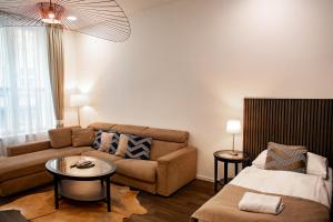 Posedenie v ubytovaní Luxury Modern Designed Oldtown Apartment
