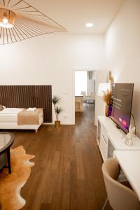 Posedenie v ubytovaní Luxury Modern Designed Oldtown Apartment
