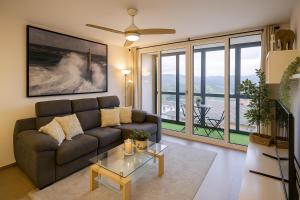 Posezení v ubytování Area Suites